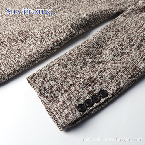 One Button Slim Fit Suit Jackets Blazers Men